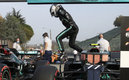 Bottas al terminar la Q3. (AFP)