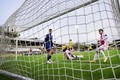 Delano van Crooij, arquero del VVV-Venlo resignado en la goleada del Ajax el sábado. Foto: AFP