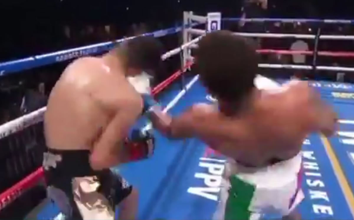 Gervonta Davis conectó sólido y se acabó la pelea (Captura de video)