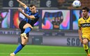 Ivan Perisic saca un potente disparo. FOTO: AFP.