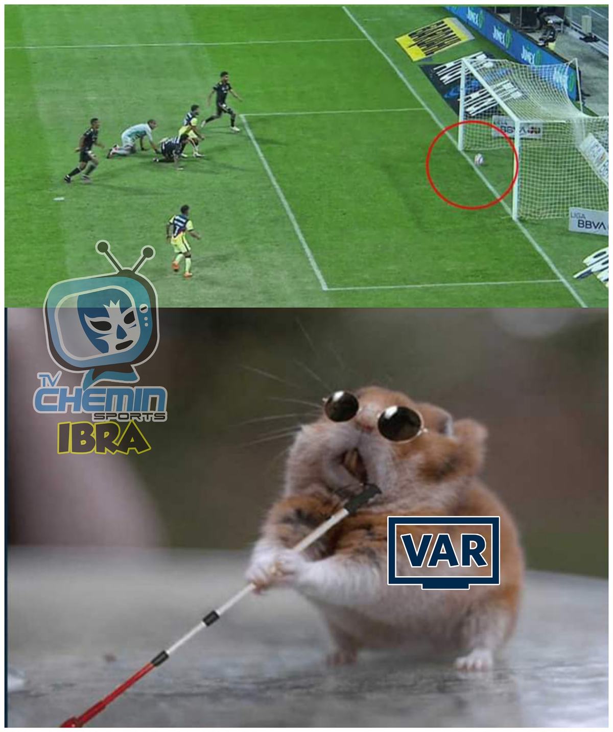 Lo bueno es que el VAR siempre ayuda al América porque son de Televisa.