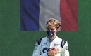 Pierre Gasly seguirá conduciendo en 2021 para AlphaTauri. Foto: AFP