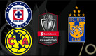 América, Cruz Azul y Tigres se mantienen en la Concachampions, que acabará el 22 de diciembre. (Google)