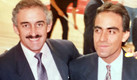 Pepe Espinosa junto a Enrique Garay, la dupla que narró la NBA en México en los 90. (TW @QuiqueGaray)