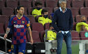 Quique Setién y Lionel Messi tuvieron discusiones en Barcelona. (Foto: AFP)