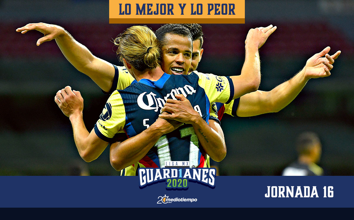 Lo Mejor y Lo Peor de la Jornada 16 del Guardianes 2020