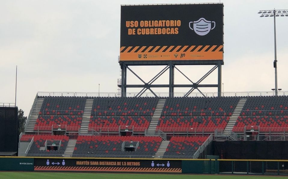Las pantallas y cintillos del estadio tendrán indicaciones durante los juegos. (Foto: Cortesía)