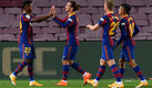 Barcelona goleó 4-0 al Villarreal en su presentación en LaLiga. (AFP)
