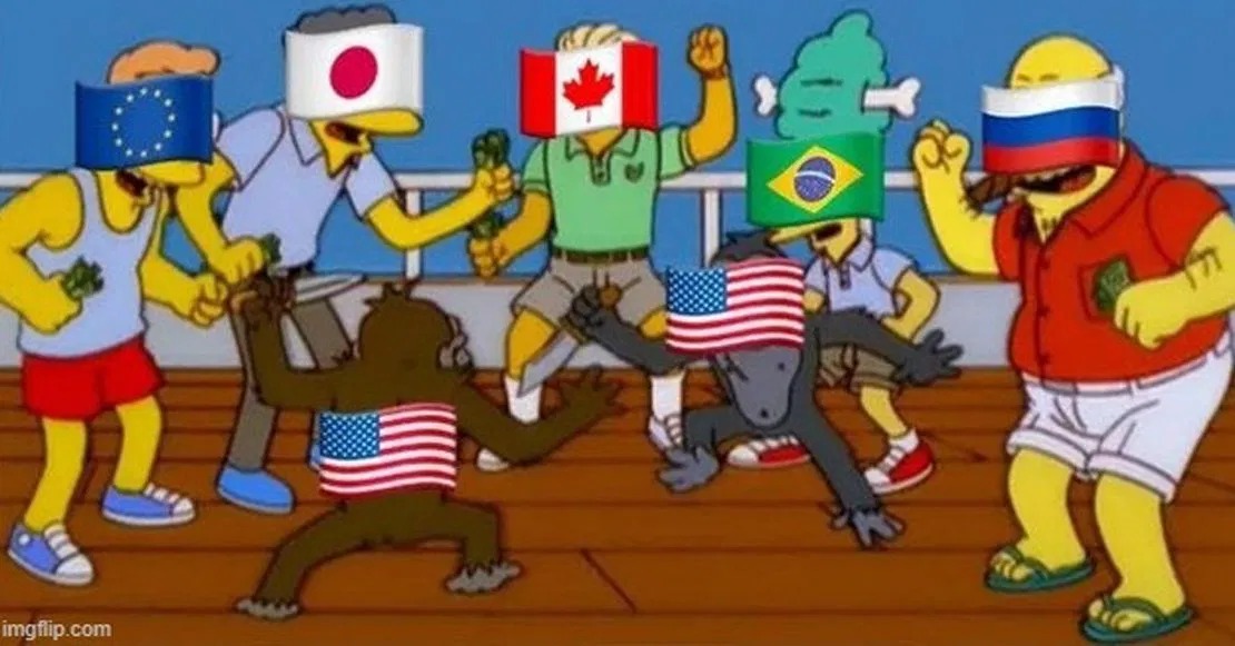 El resto del mundo atento a ver cómo Trump o Biden se "despedazan" por la presidencia.