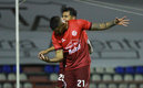 Juan Calero marcó dos tantos en la goleada. (Foto: Imago7)