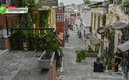Las calles ya comienzan a verse vacías.(AFP)