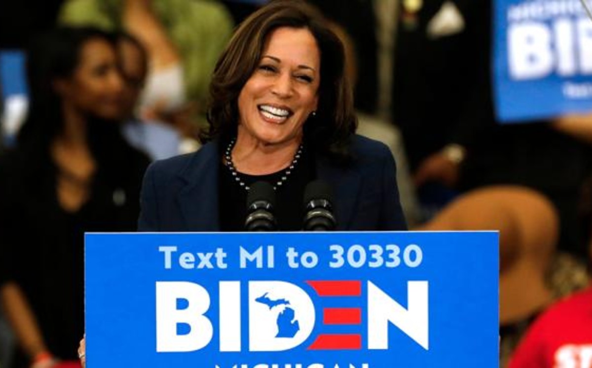 Con 56 años, Harris llegaba como senadora demócrata de California. Hoy es vicepresidenta de Estados Unidos. Foto: AFP