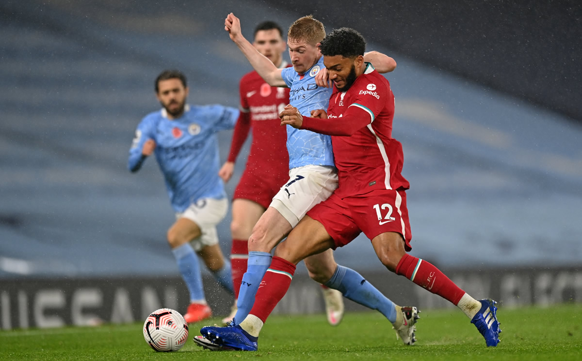 City y Liverpool dividieron puntos en Manchester (AFP)