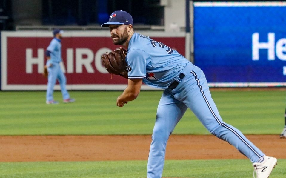 Ray llegó a Toronto en la fecha límite de cambios de 2020. (Foto: @BlueJays)