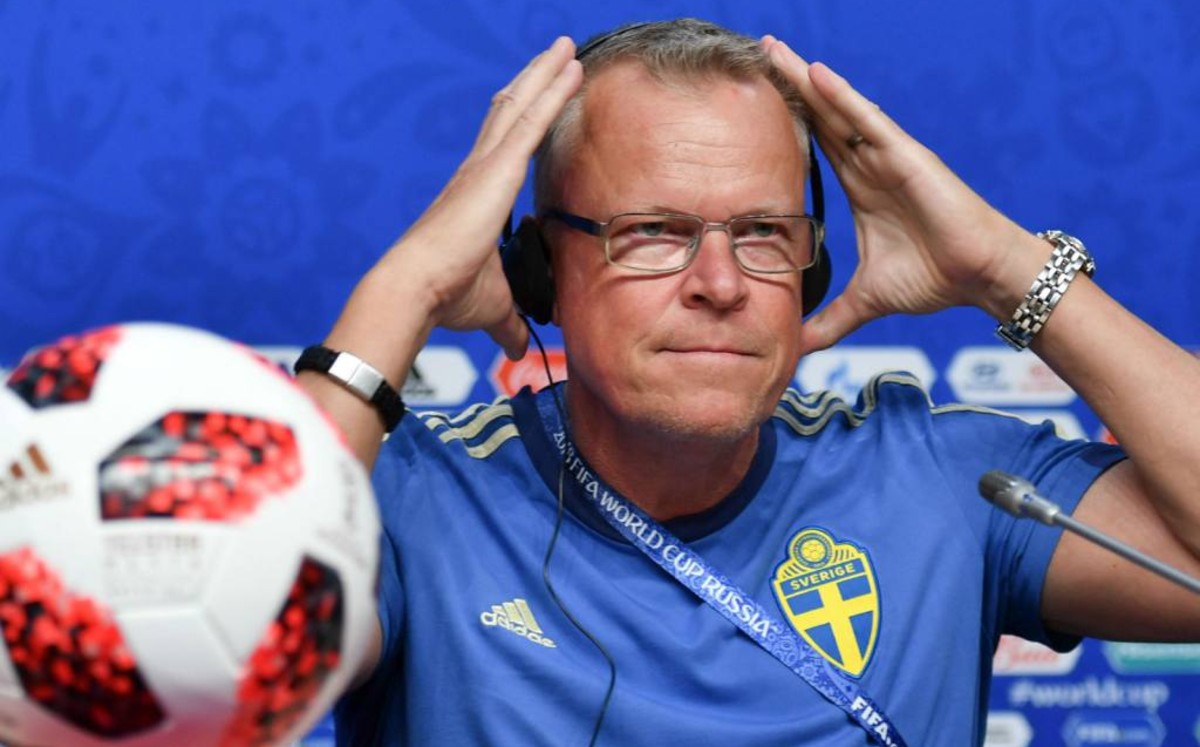 Janne Andersson, DT de Suecia, dio positivo a coronavirus. Foto: AFP