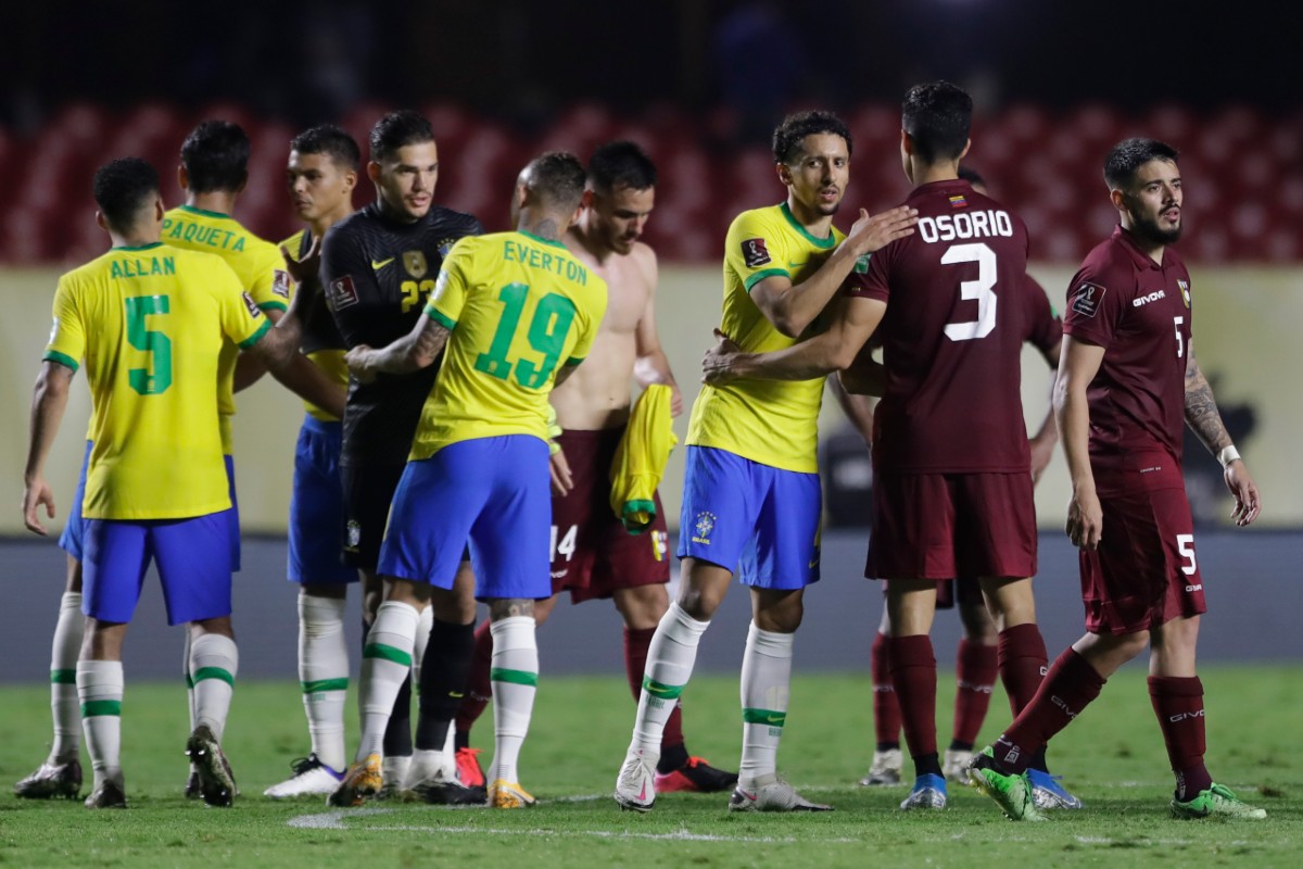 El equipo brasileño apenas pudo contra la vinotinto en las eliminatorias. Foto: AFP