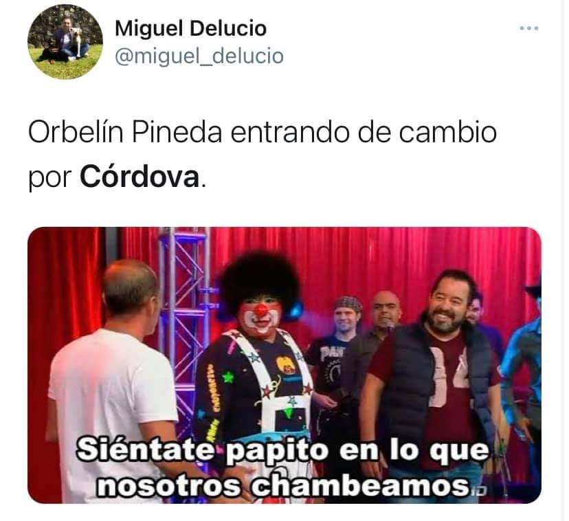 Orbelín al rescate