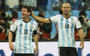 El Jefecito jugó cuatro Copas del Mundo; fue uno de los socios de Lionel Messi (Imago7)
