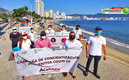 Personal de la Secretaría de Turismo pide a los vacacionistas tomar precauciones (Twitter @Sectur_Acapulco)