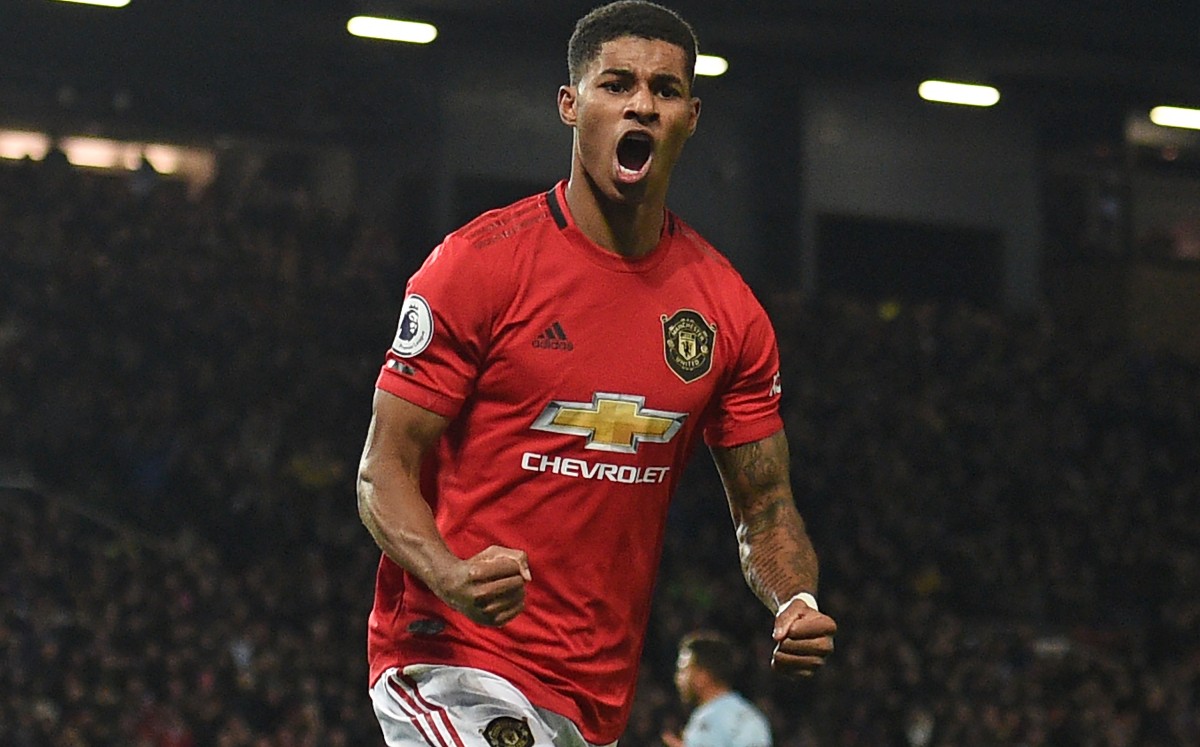 Marcus Rashford sigue mostrando su compromiso con los niños. FOTO: AFP.