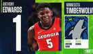 Anthony Edwards fue el primer elegido del Draft 2020 por los Minnesota Timberwolves. (NBA)