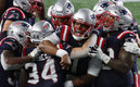 Los Patriots pegaron a la hora buena (AFP)