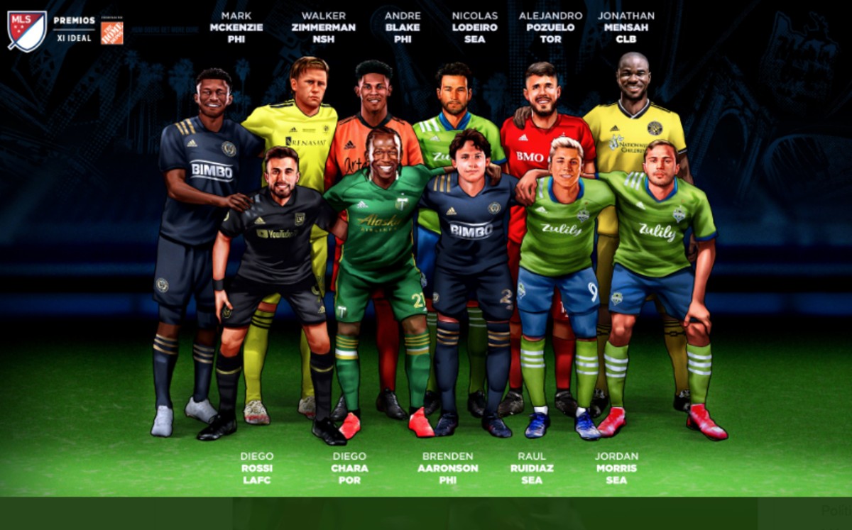El cuadro de la temporada que eligió la MLS. FOTO: @MLSes