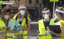 Las calles de España y las medidas de sanidad. (AFP)