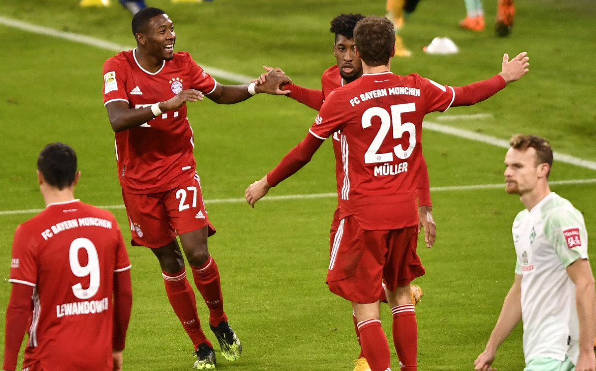 Bayern Munich rescató el empate en casa. (FOTO: AFP)