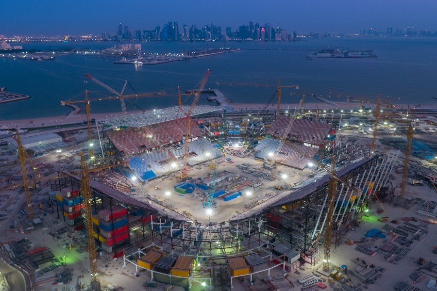 El Ras Abu Aboud tendrá lugar para casi 50 mil hinchas. FOTO: Embajada de Qatar.
