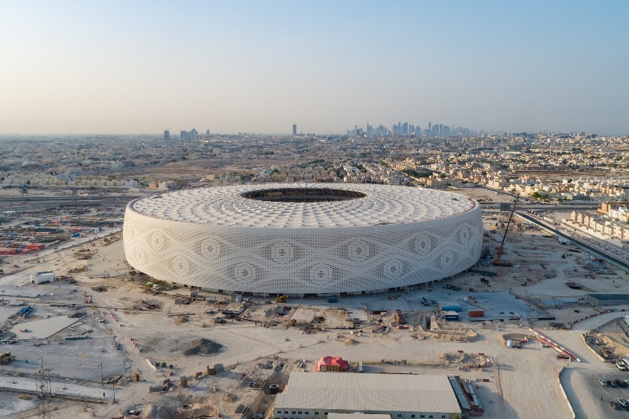 El Al Thumama, que está en contrucción, tendrá una capacidad para 69 mil fanáticos. FOTO: Embajada de Qatar.