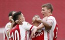 Ajax marca el paso en la Liga, ya suma 37 goles a favor. Foto: AFP