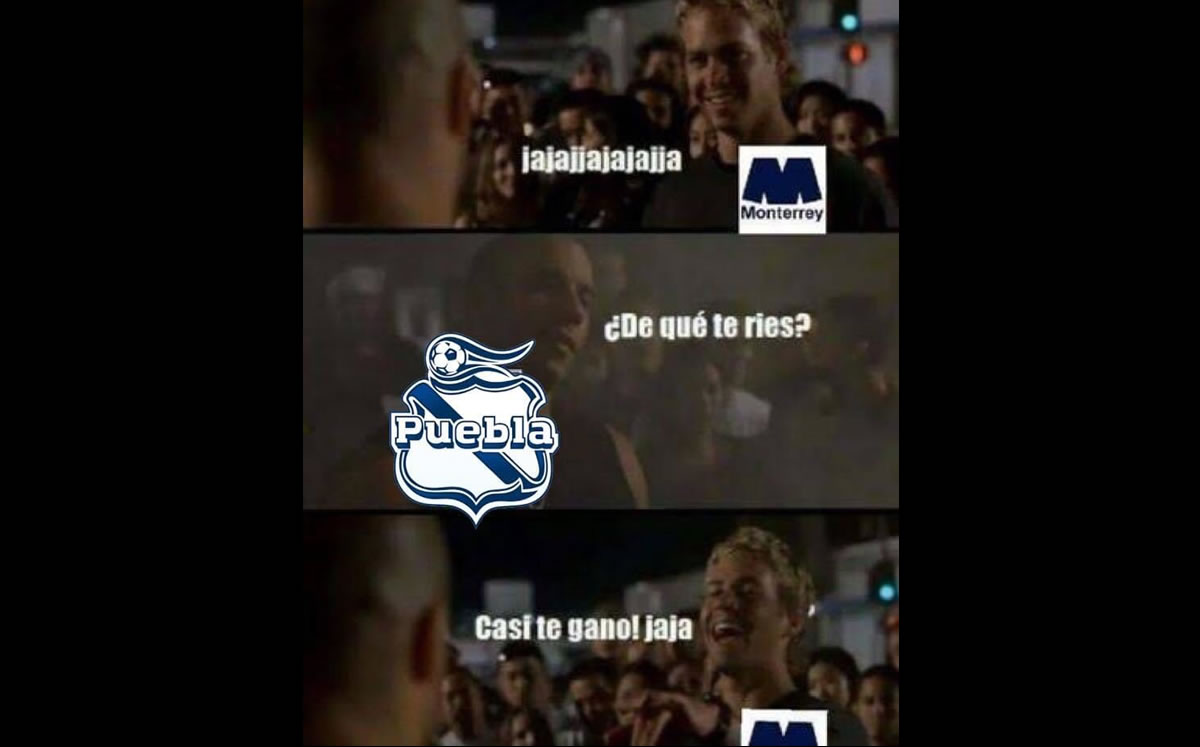 Memes del Monterrey vs Puebla.