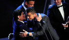 Cristiano Ronaldo y Maradona en la gala del premio FIFA The Best. (AFP)