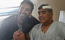 El Diego se recuperaba de una intervención quirúrgica (AFP)