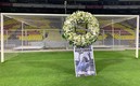El Estadio Azteca se unió a los homenajes en honor al Diego. Foto: Estadio Azteca