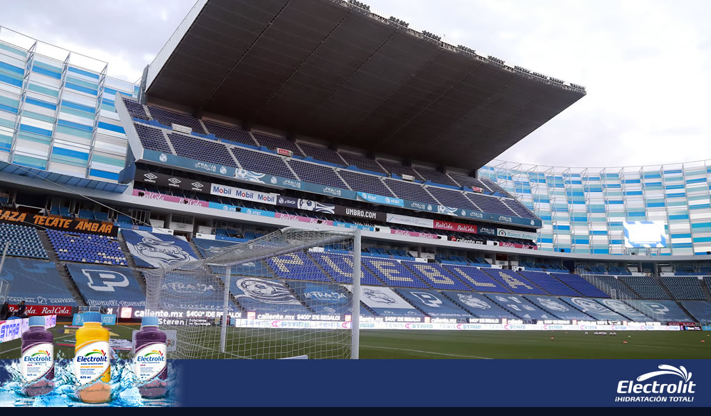 El Estadio Cuauhtémoc fue la sede del juego de Ida, el primero de esta Liguilla.