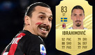 Zlatan Ibrahimovic tiene una media de 83 en el FIFA 21. (AFP)