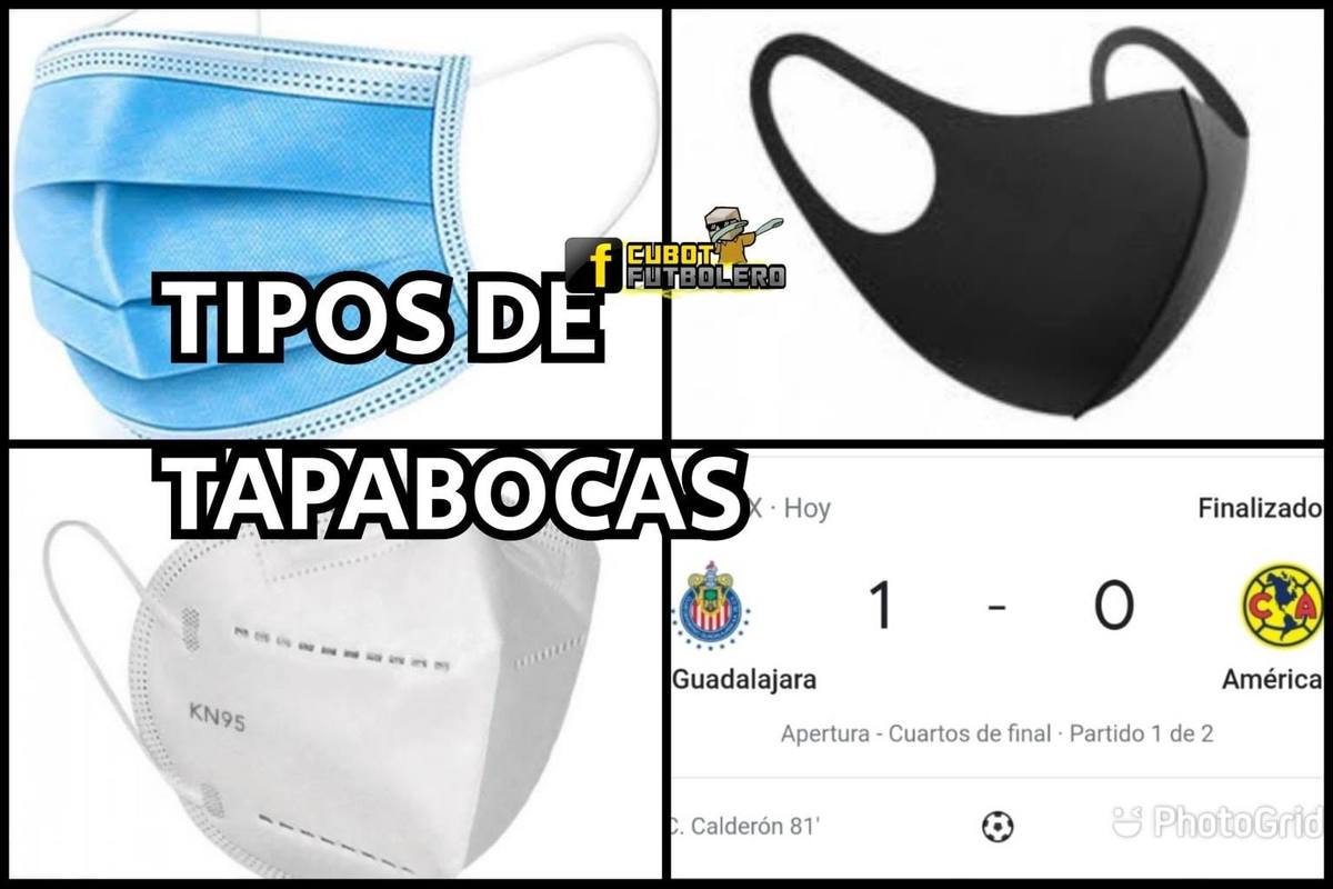 Chivas le puso un señor cubrebocas al América en la Ida.