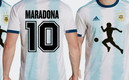 Maradona recibe homenaje en su país natal. (Foto: Olé)
