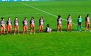 El momento en que la jugadora se niega al homenaje al '10.