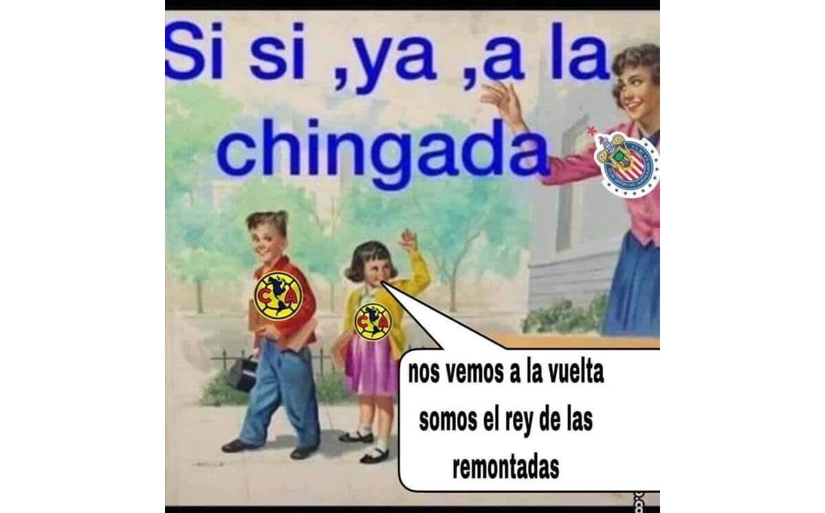 Memes del América vs Chivas de la Liguilla 2020.