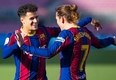 Coutinho y Griezmann comandaron la goleada del Barça