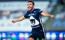Juan Pablo Vigón no pudo esconder su pasado rojinegro. Foto: Imago7