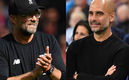 Klopp y Guardiola desearon la mejora de Raúl Jiménez. (Fotos: AFP)