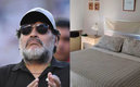 Maradona murió en una casa rentada.