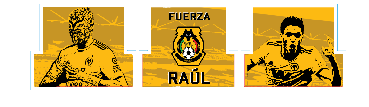 Con el escudo de la Selección Mexicana y los colores naranja y negro