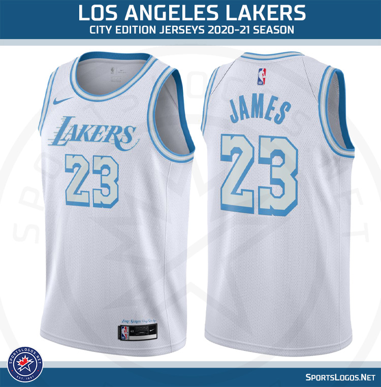 Los 30 jerseys edición NBA City para la Temporada 2020-2021: Los Angeles Lakers.