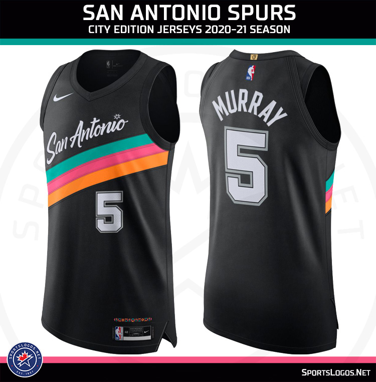 Los 30 jerseys edición NBA City para la Temporada 2020-2021: San Antonio Spurs.