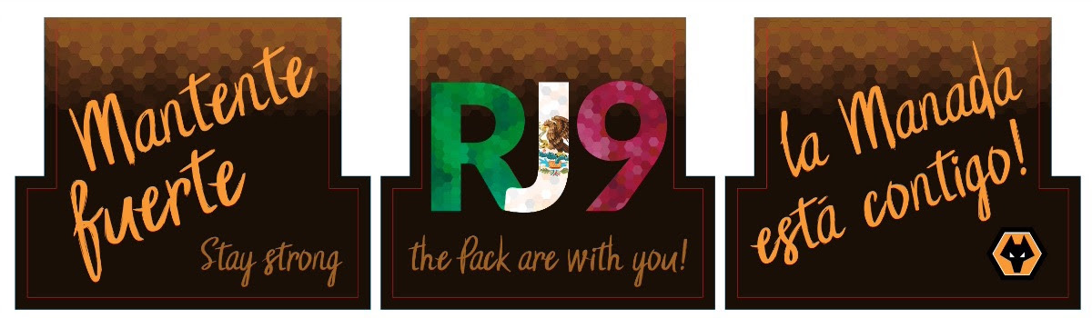 Otra vez los colores nacionales y las siglas RJ9
